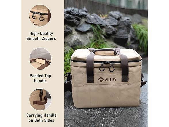 VILLEY Cooler Bag, 30 Cans 20L