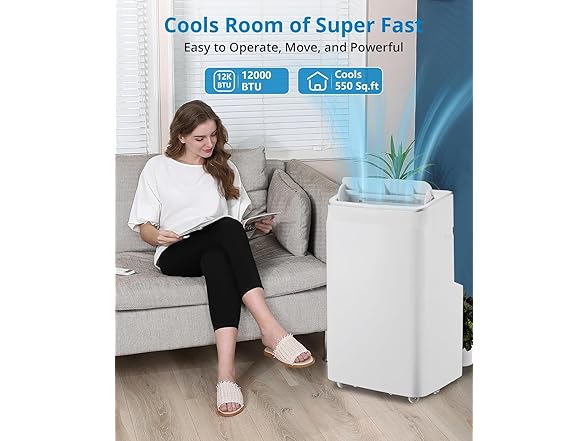 (NEW!) dainslef Up To 750sqft Portable AC