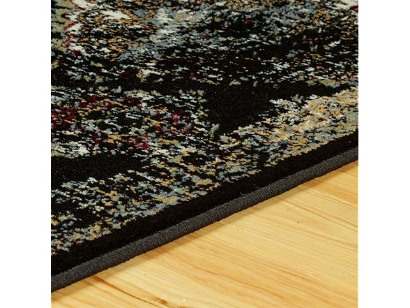 Superior 5'x8' Distressed Damask Border Rug