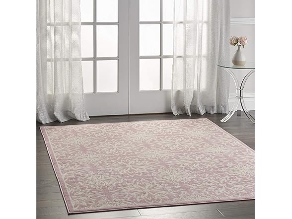 Nourison Home Jubilant Floral Ivory/Pink 4' x 6' Area-Rug