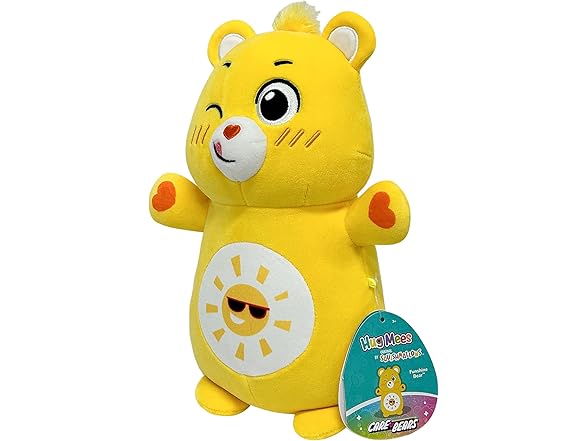 Squishmallows Original Care Bears 10in Funshine Bear