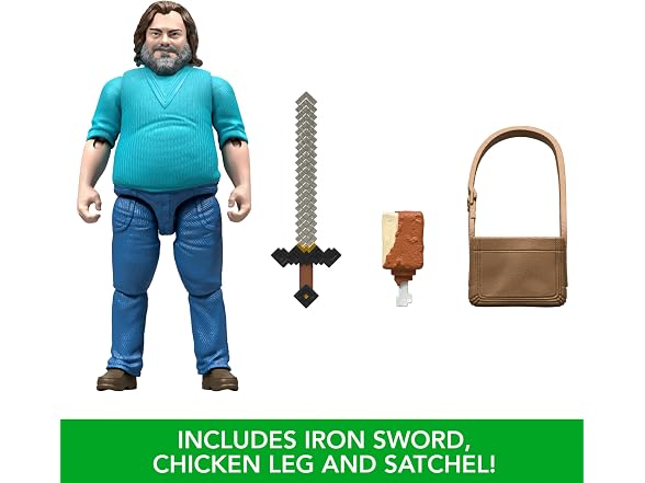 Mattel Minecraft Action Figure & Accessories Set