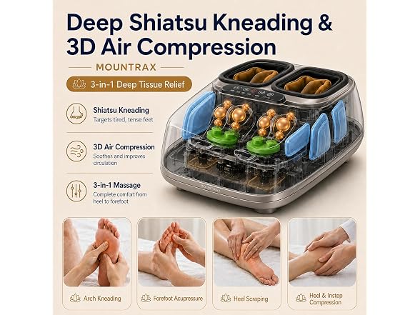 MOUNTRAX Foot Massager with Heat