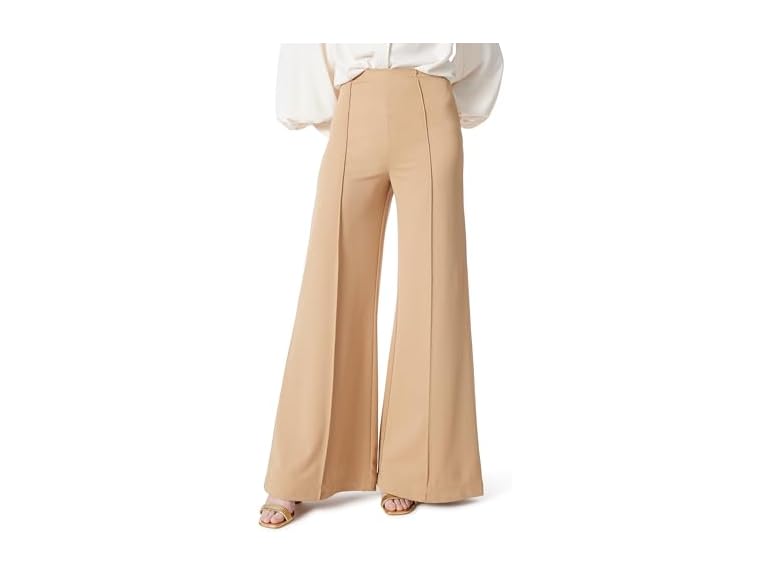 DEE OCLEPPO Women's Anna High Rise Pull On Pin Tuck Pant Standard