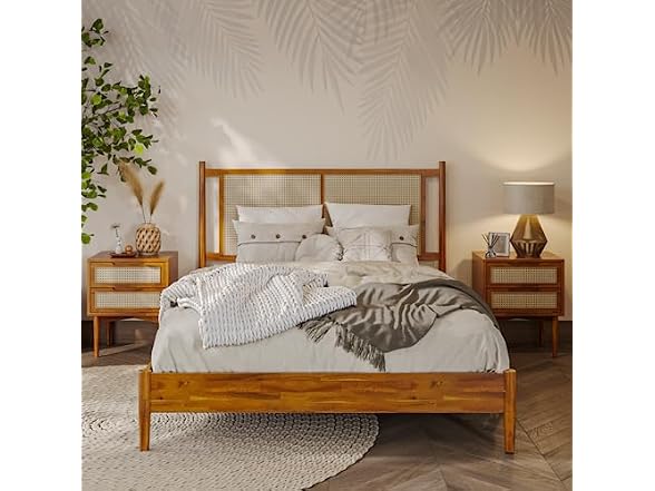 Bme Oliver Headboard Queen Size Bed Frame - 15" Signature