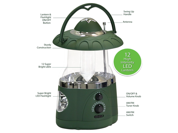 North Point SP2121 Lantern,(190485 S/2), 12 LED