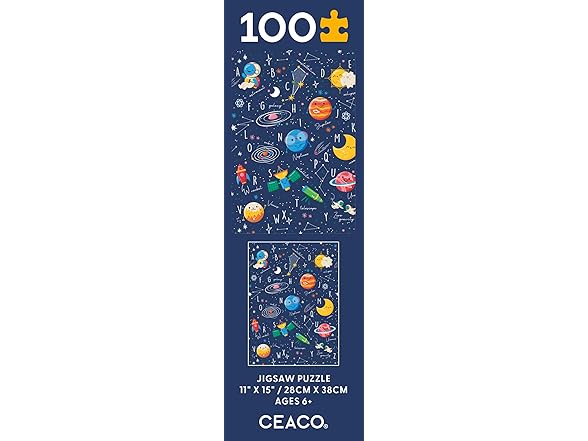 Ceaco- Space Friends 100Pc Jigsaw Puzzle