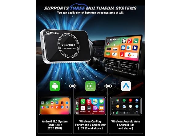 COTOWE Wireless CarPlay Remote Wi-Fi 6