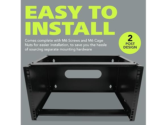Pearington 6U Wall Mount Network Rack