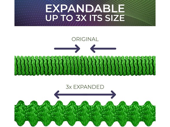 Joeys Garden 25ft Expandable Hose with 8 Function Nozzle, 2PK