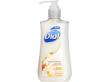 $0.75, Was $1.30, 42% Off! Dial Liquid Hand Soap, Greek Yogurt Vanilla Honey dealfomo