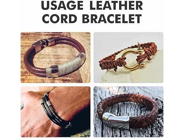 DecoBuy Leather Cord for Jewelry Making
