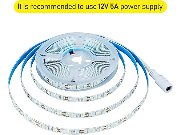 KXZM 12V 16.4ft LED Strip Light 2 Pack