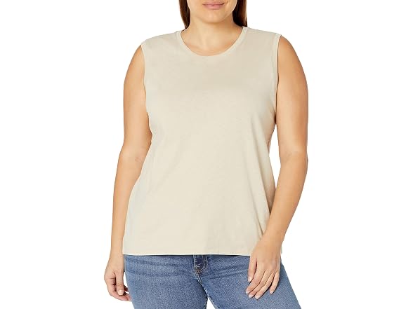 The Drop Women (XXS) Nicole Crew-neck Muscle Top