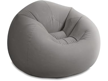 $15 INTEX Beanless Bag Inflatable Lounge Chair dealfomo
