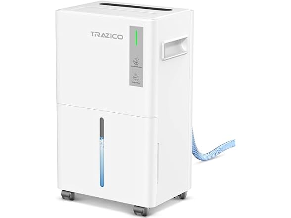 Trazico 1500 Sq.ft Dehumidifier White
