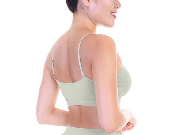 Angelina Seamless Wireless Bralette with Removable Pads (6-Pack)