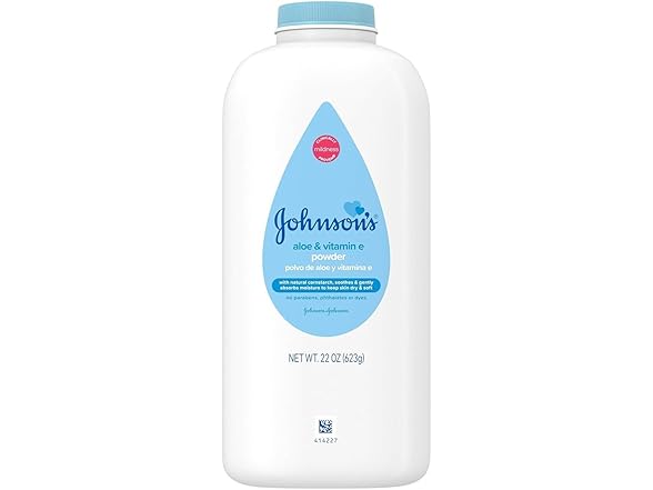 Johnsons Baby Powder with Aloe & Vitamin E