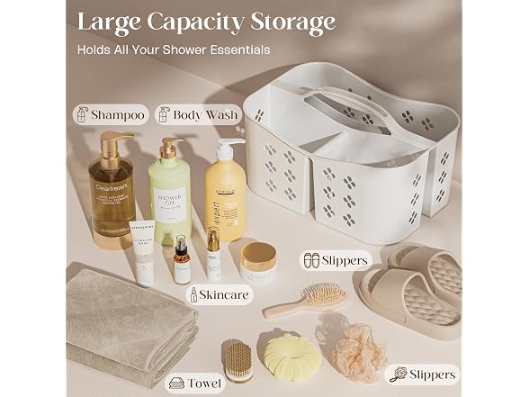 PQH Portable Shower Caddy White - Gallery 3