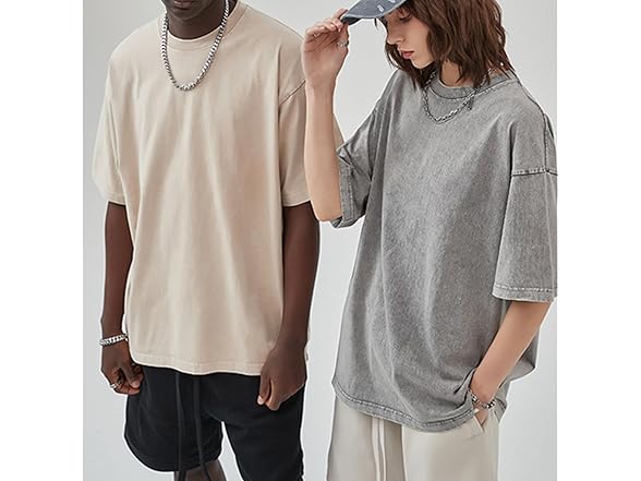 ALLPAIPAI Men's Oversized T-Shirts