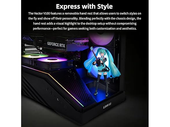 Lian Li V100 ATX Mid-Tower PC Case, LED