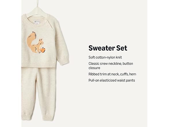 AE Baby Boys Cotton-Nylon Sweater Set