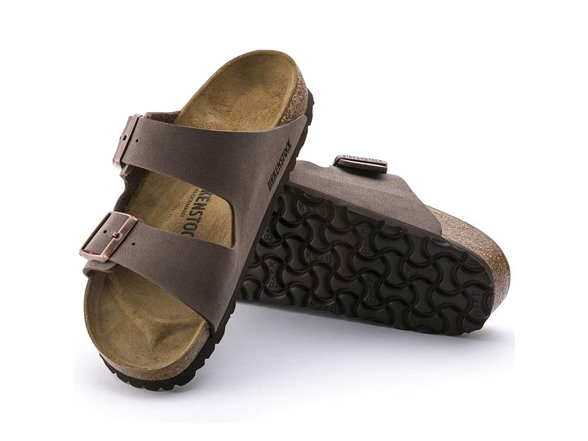 Birkenstock Unisex Arizona Sandal Birkibuc Mocha