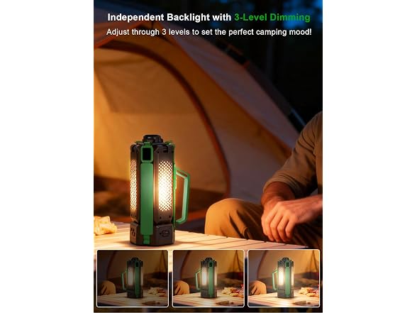 CuLiDing 15000mAh Camping Light Green