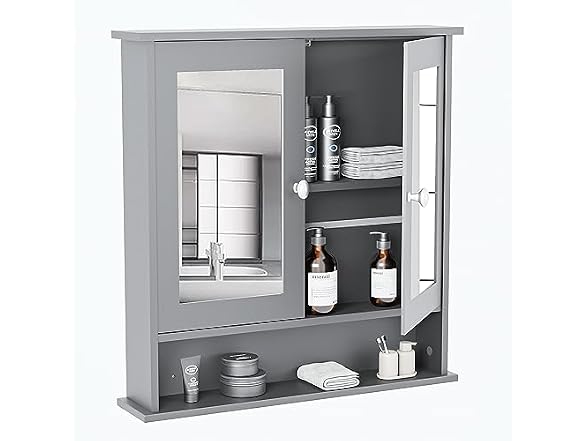 Lifetime Home Modern Bath Wall Cabinet
