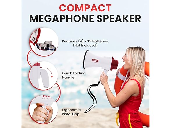 Pyle 30W Megaphone Bullhorn