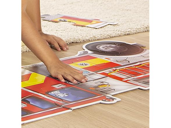 MELISSA & DOUG FLOOR PUZZLE GIANT FIRE TRUCK