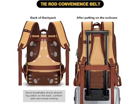 Yellow 17.3" Laptop Backpack