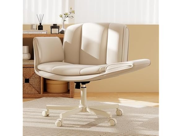 HeroSet W0893 Criss Cross Chair with Wheels Armrests 3