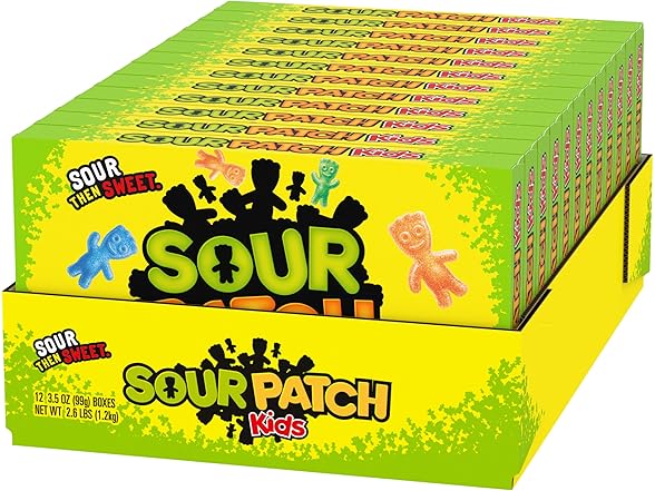 12PK SOUR PATCH KIDS Soft & Chewy Gummy Candy