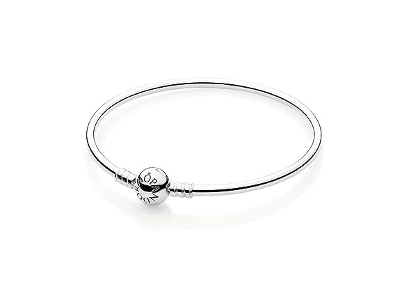 Pandora Moments Sterling Silver Charm Bangle 17CM - 590713-17