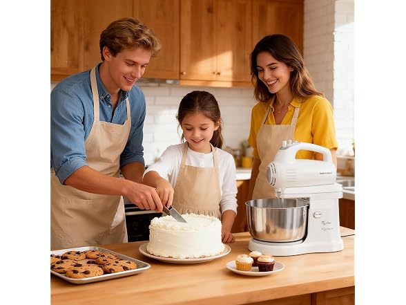 Vikaluz 3.2QT 2-in-1 Stand Mixer