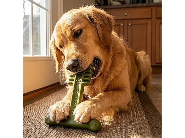 SPOT Bam-Bones Plus Toothbrush Dog Chew Toy