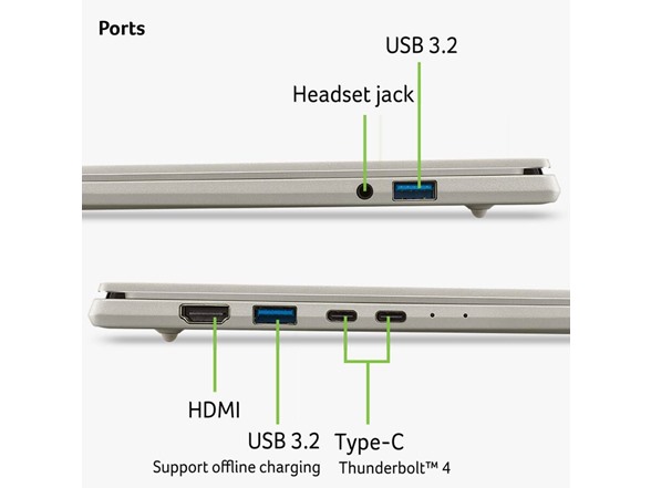 Acer Swift Go 16" 2K OLED Touch Laptop