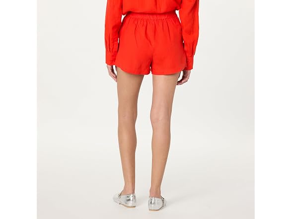 The Drop Women Essie Linen Pull Mini Short