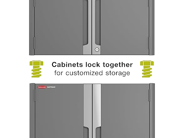 Rubbermaid FastTrack Single Open Cabinet
