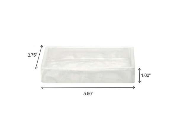 J&V Textiles 7 Pc Resin Bathroom Accessories Set IVORY
