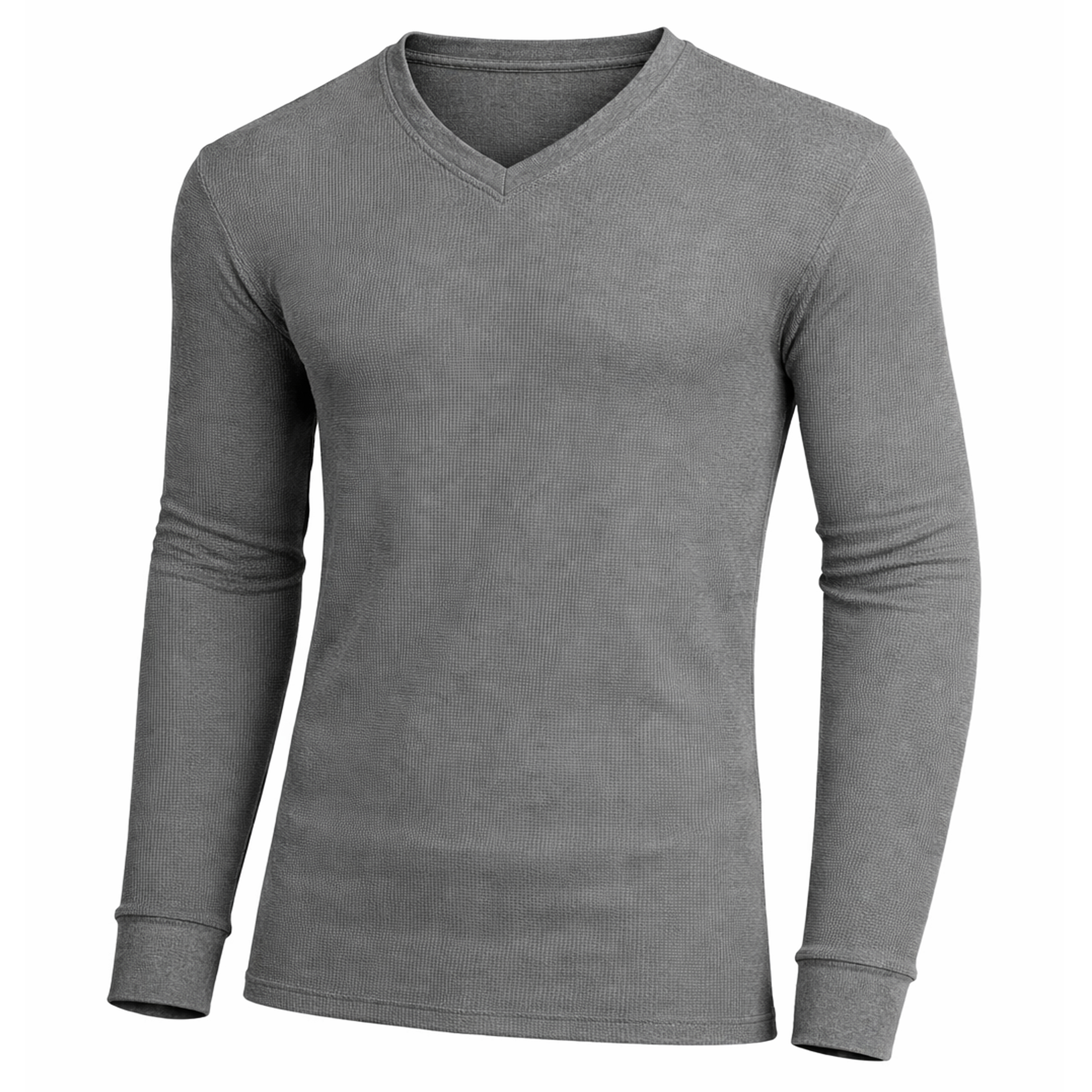 3Pk Mens L/S Thermal V-Neck Shirt - Gallery 14