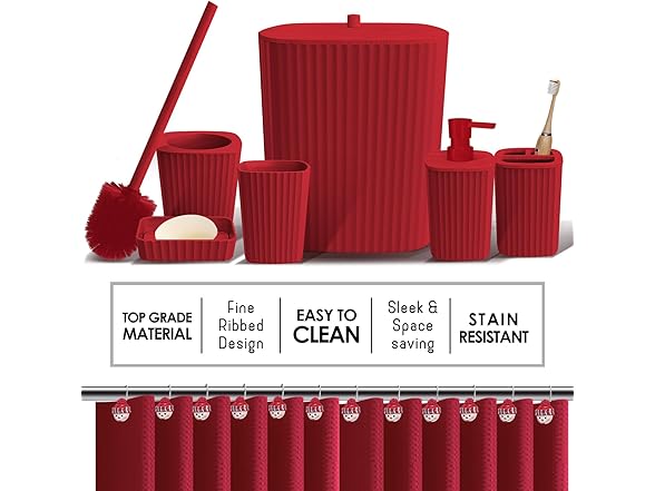 Clara Clark Bathroom Accessories Set