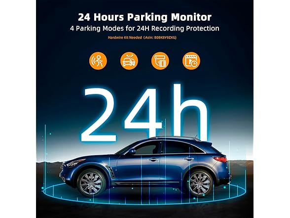 YEECORE Real 4K 3 Channel Dash Cam Front and Rear Inside