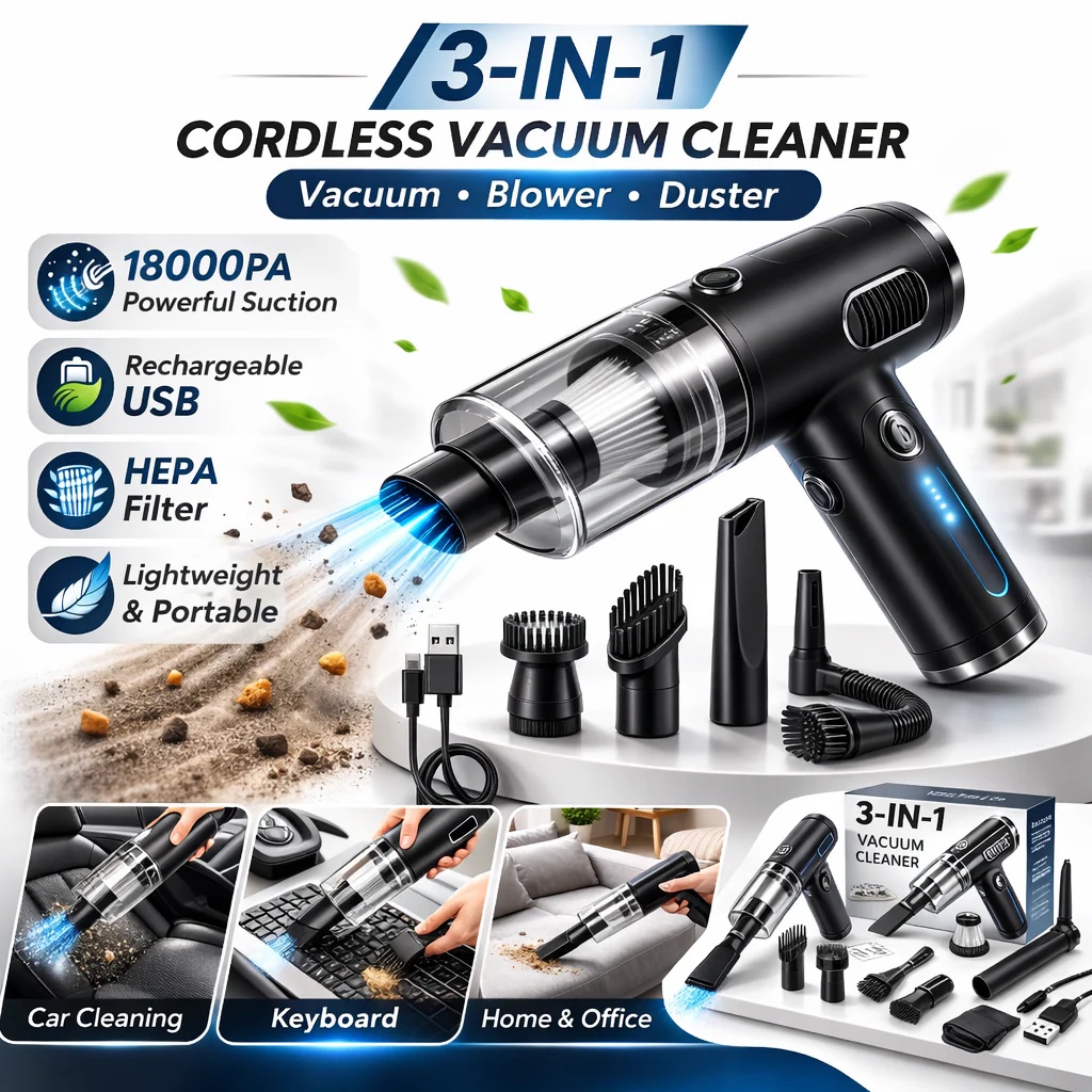3-in-1 Wireless Handheld Vacuum - Gallery 7