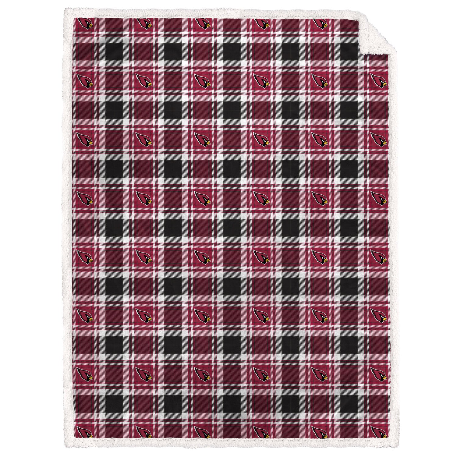NFL Team Sherpa Plaid Blanket 60x90 - Gallery 8