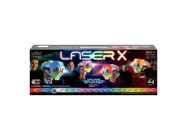 Laser X Revolution Blaster-to-Blaster 4-Pack