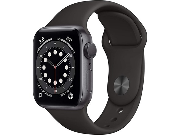 Space Gray Case/Black Band