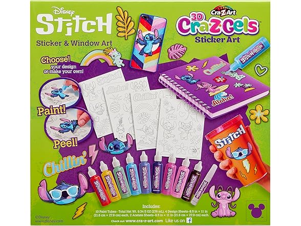 Stitch CRA-Z-Gels 3D Deluxe DIY Sticker Maker Set