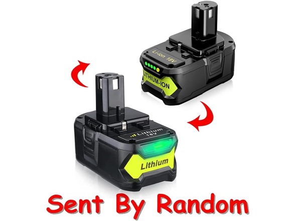 Simple Plus+ 2pk Replacement Battery  Ryobi 18V ONE+ 6Ah